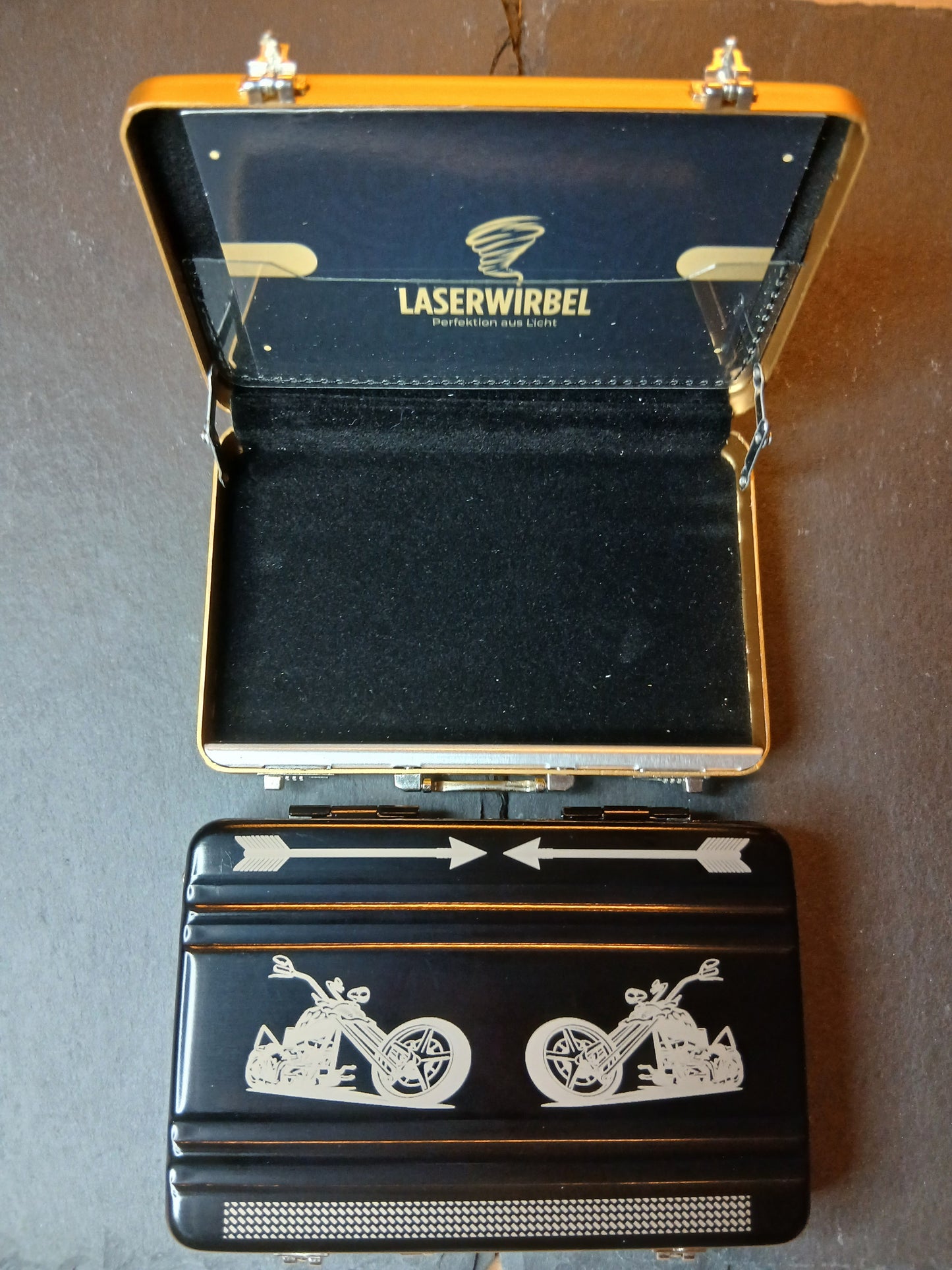 Mini-Koffer für Visitenkarten