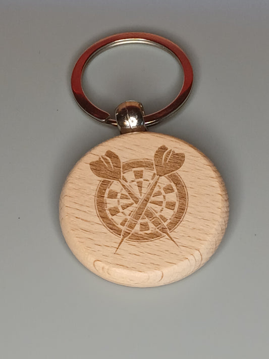 Schlüsselanhänger Holz
