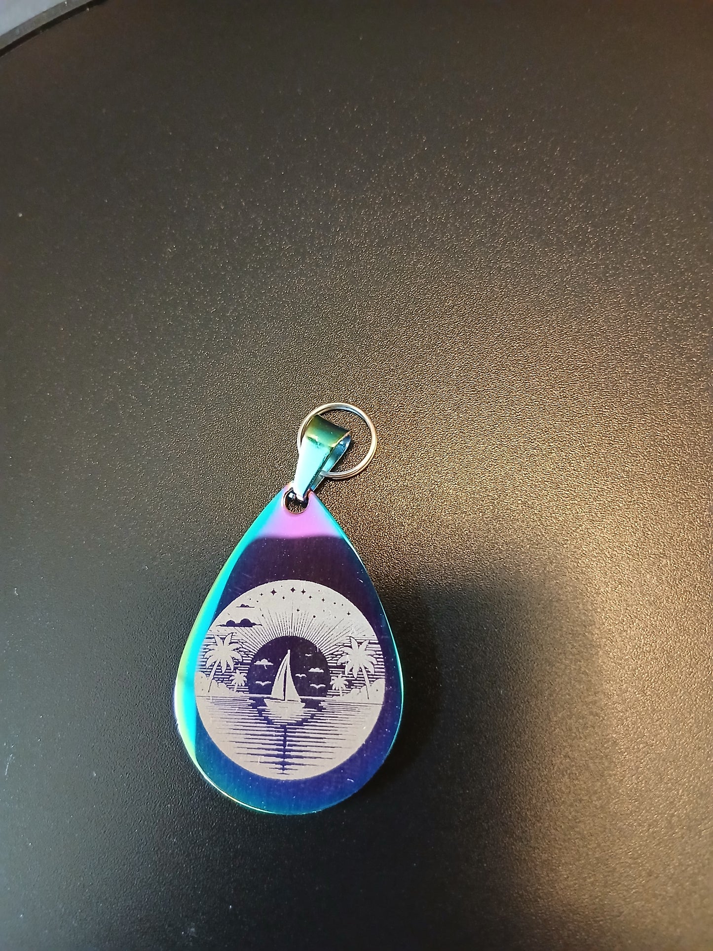 Edelstahlanhänger Mehrfarbig