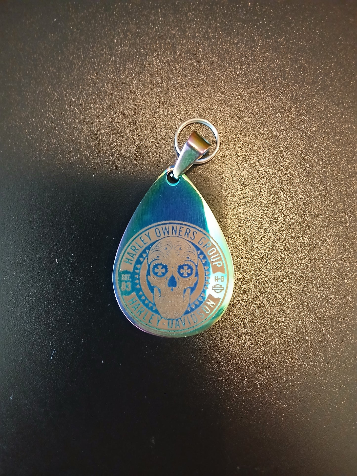 Edelstahlanhänger Mehrfarbig