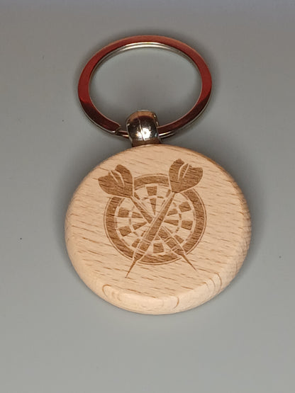 Schlüsselanhänger Holz
