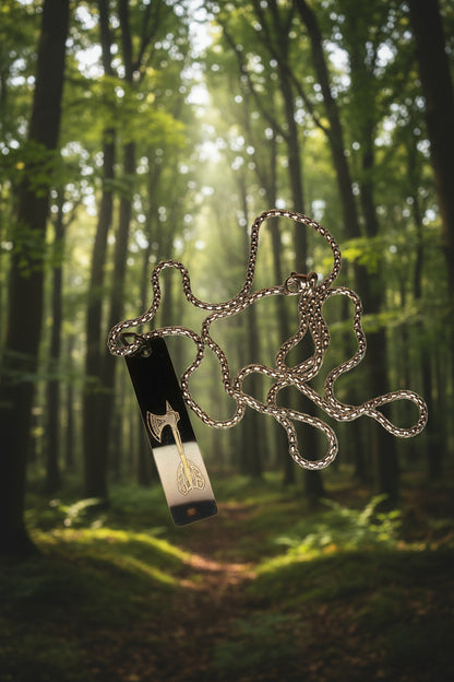 Edelstahl Kettenanhänger mit Kette