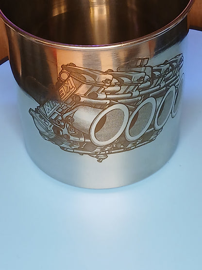 Edelstahlbecher mit Gravur