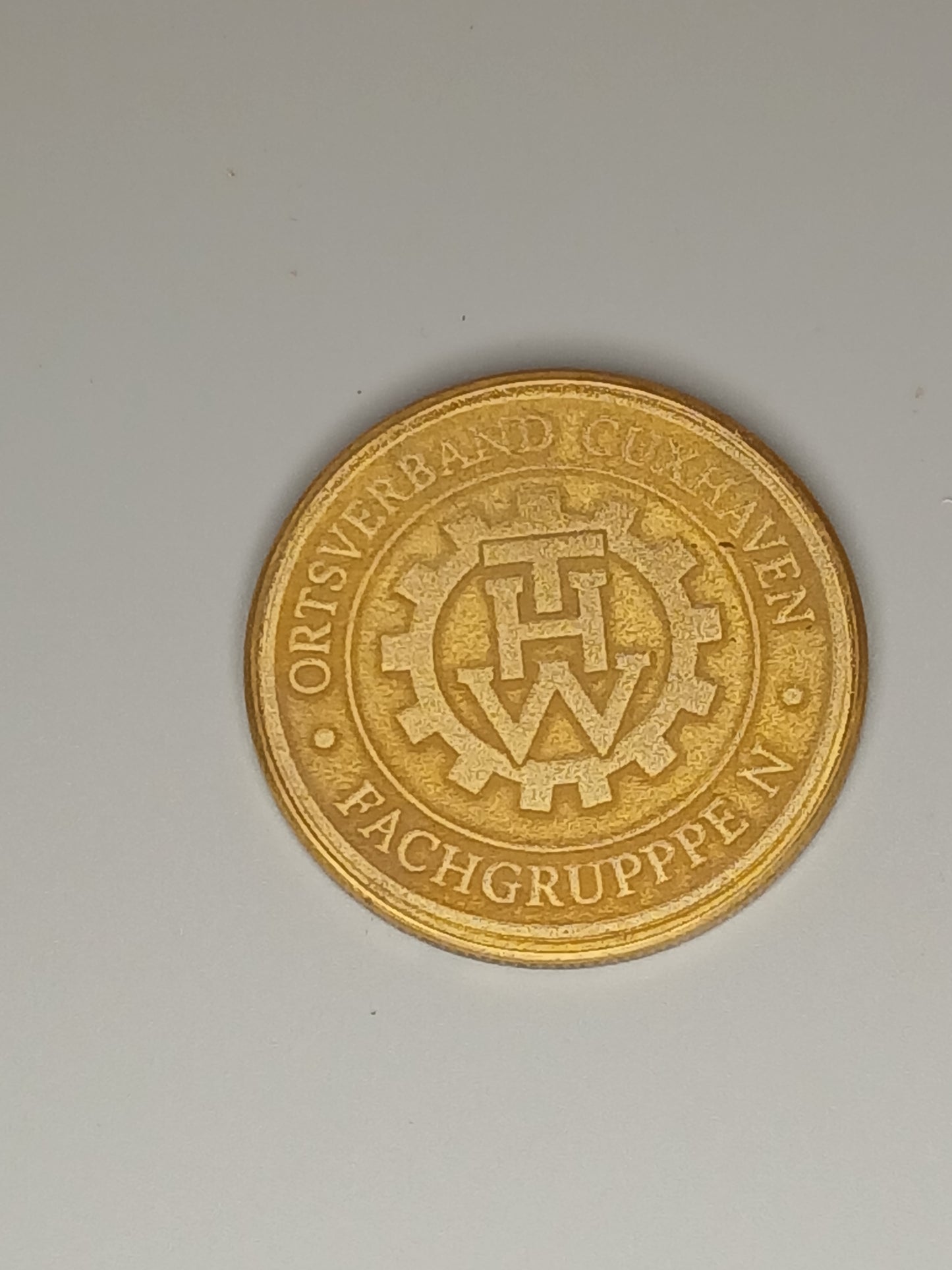 Messingmünze – personalisierbar mit Gravur
