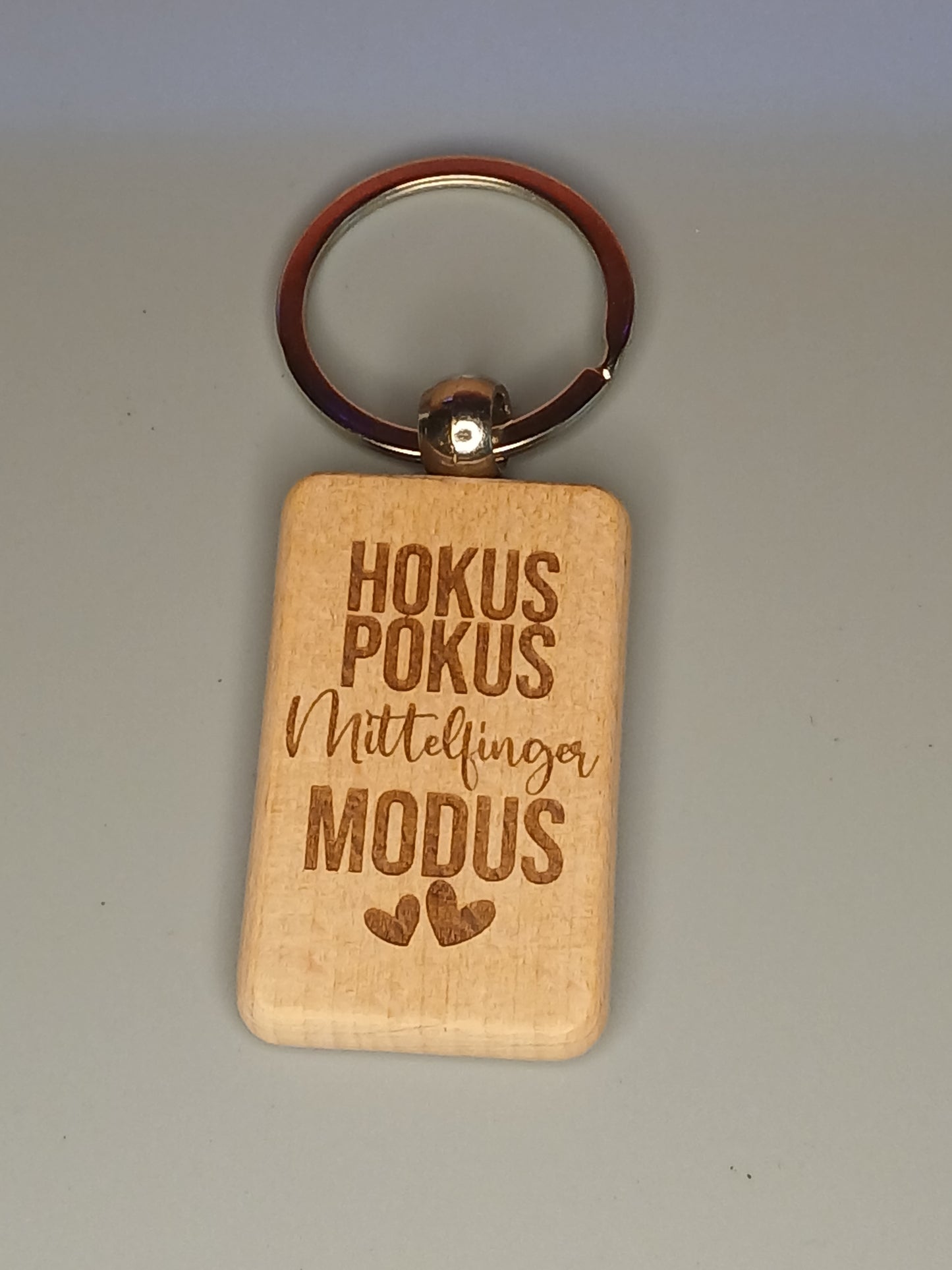 Schlüsselanhänger aus Holz – personalisiert