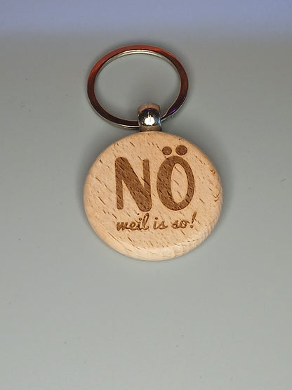Schlüsselanhänger aus Holz – personalisiert