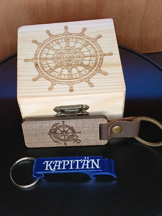 Maritime Box – Graviertes Geschenkset