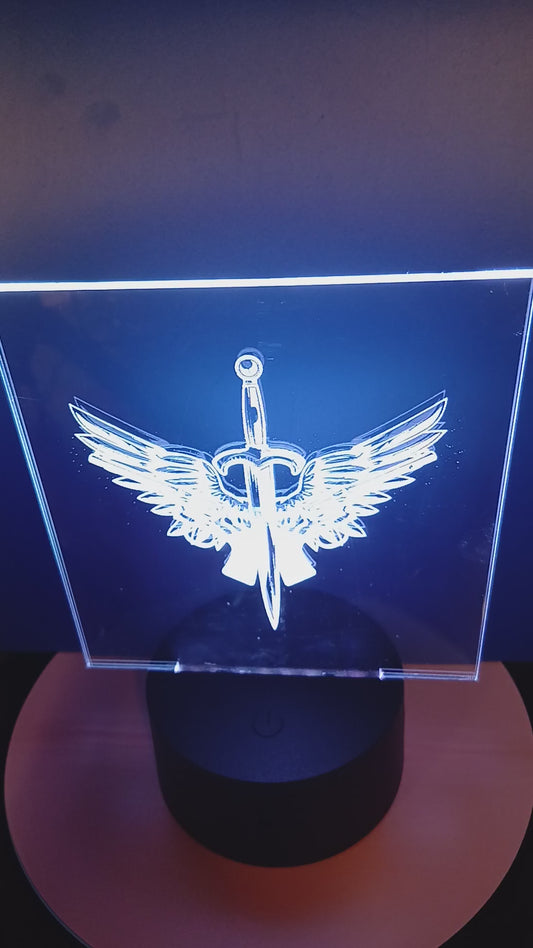 LED Acrylplatte mit LED